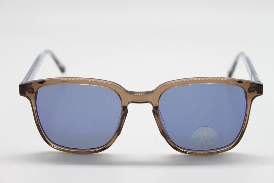 NUEVAS GAFAS DE SOL PENGUIN THE TOMMY SUN SF MARRÓN AZUL CRISTAL AUTÉNTICAS 50-20 Foto 2 de 4