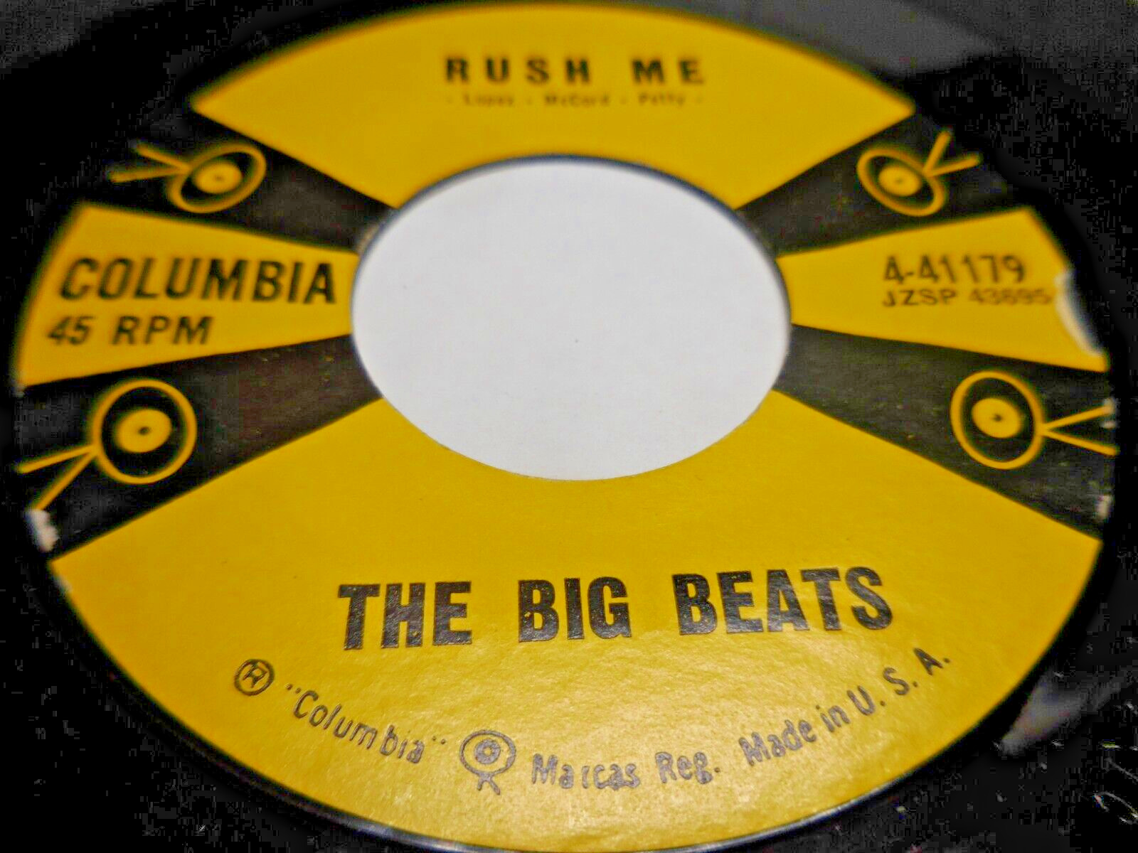 The Big Beats-"Rush Me"Columbia 41179 VG++$8