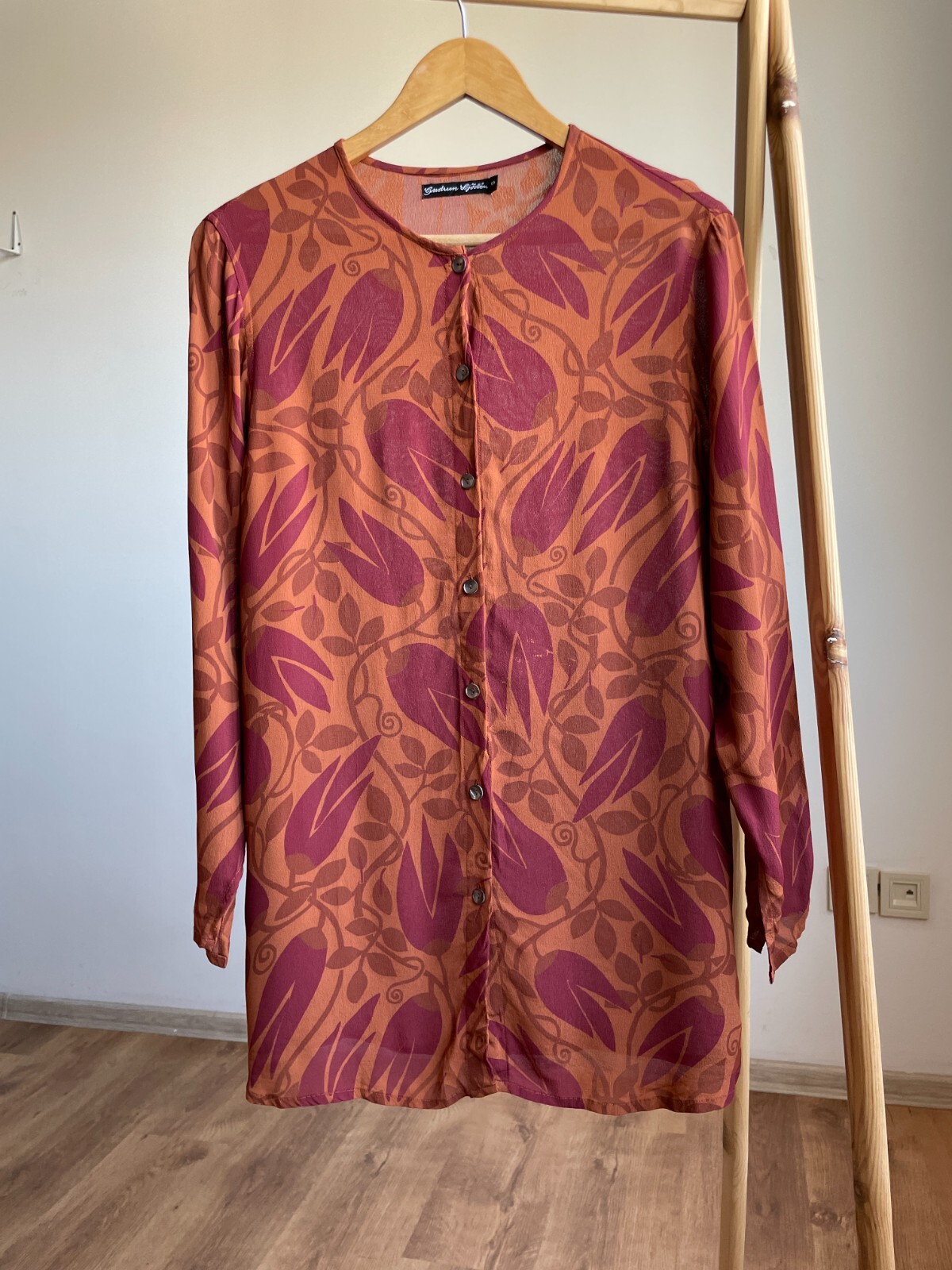 Blusa Gudrun Sjoden Floral Viscosa Talla S