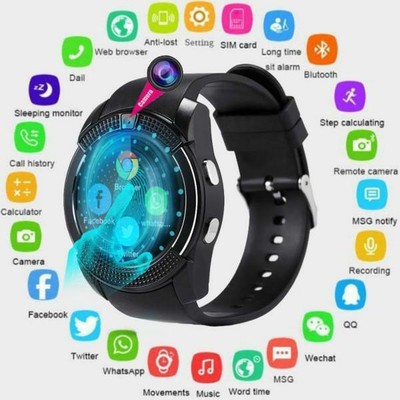 v8 wireless smart watch bluetooth