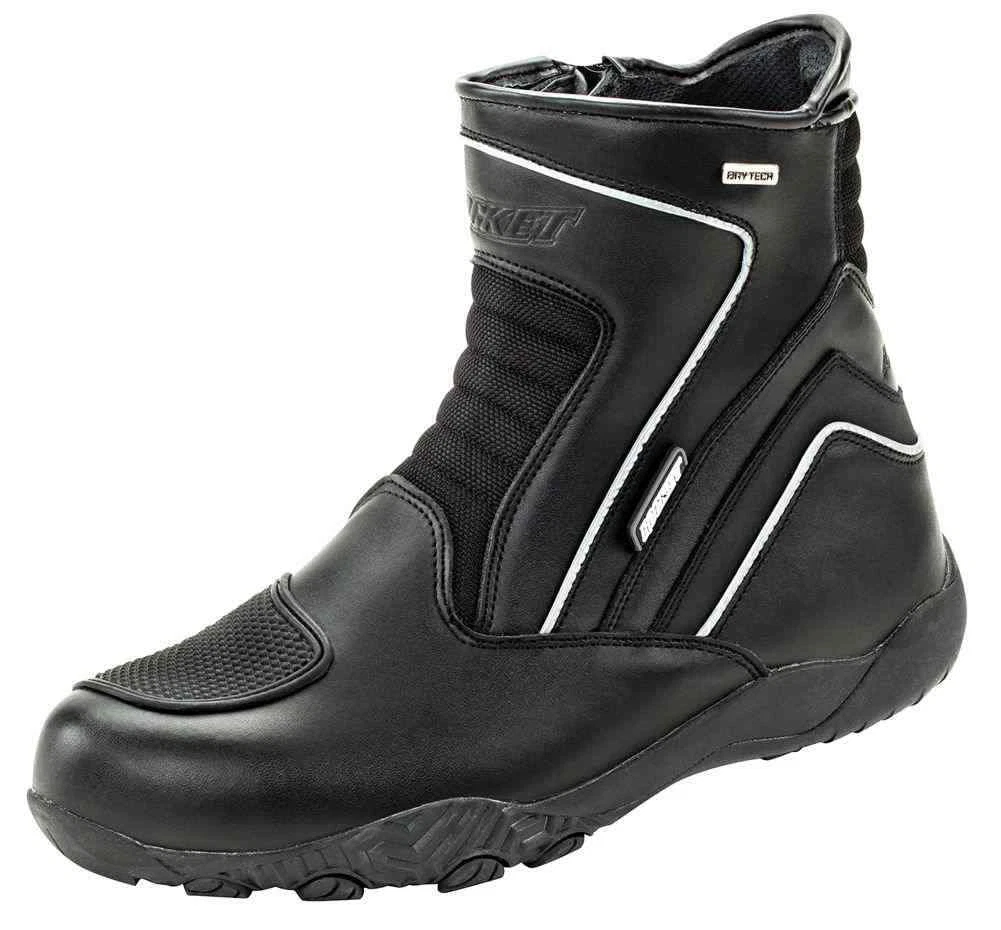 Joe Rocket Meteor FX Mid Mens Street Riding Waterproof Leather Motorcycle Boots
