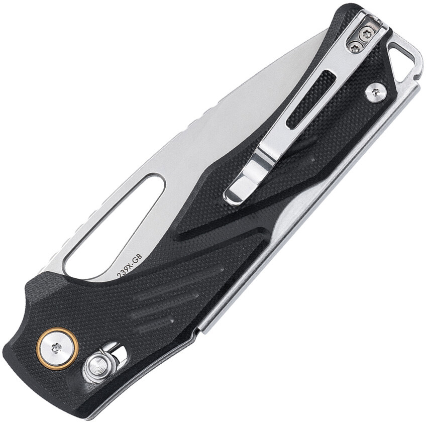 SRM Knives Mirage Ambi Lock Black G10 Folding 14C28N Pocket Knife