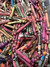 Lot of Crayons Used  4 lbs Bulk Crafts Art Melting Fun Activities  🖍️