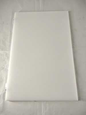 Tagliere In Polietilene 60x40cm - Bianco, Doppia Faccia Per Cucina Professionale O Domestica