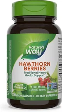 Nature's Way Hawthorn Berries, Traditional Heart Health Support, 100 Capsules