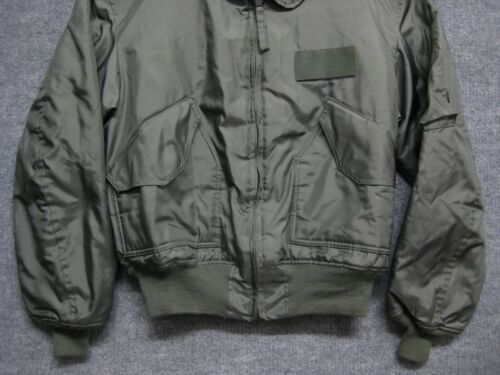 CHAQUETA DE PILOTO ORIGINAL VINTAGE DE LA FUERZA AÉREA DE LOS ESTADOS UNIDOS CLIMA FRÍO PARA HOMBRE XL - Imagen 3 de 10