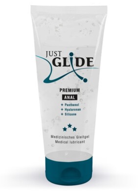 Gleitgel Wasserbasis Gleitmittel mit Hyaluron Just Glide Premium ANAL 200ml