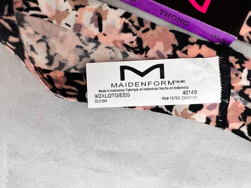 3 pares de correas cómodas invisibles MAIDENFORM $39 ropa interior para mujer 2XL/9 - Imagen 4 de 8