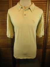 Mens Original Island Sport Tan SS Cotton Golf Casual Shirt sz Lg