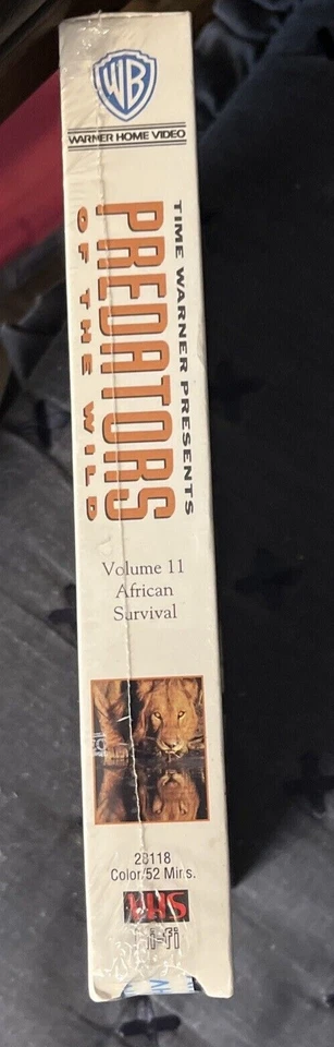 PREDATORS OF THE WILD AFRICAN SURVIVAL VHS NEW FACTORY SEALED - Image 3 of 4