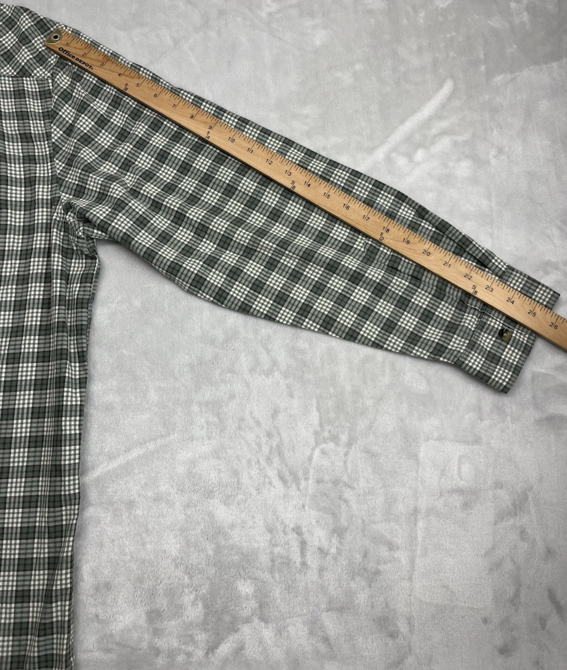 Pendleton Shirt Men Extra Large Green Checked Bon… - image 9