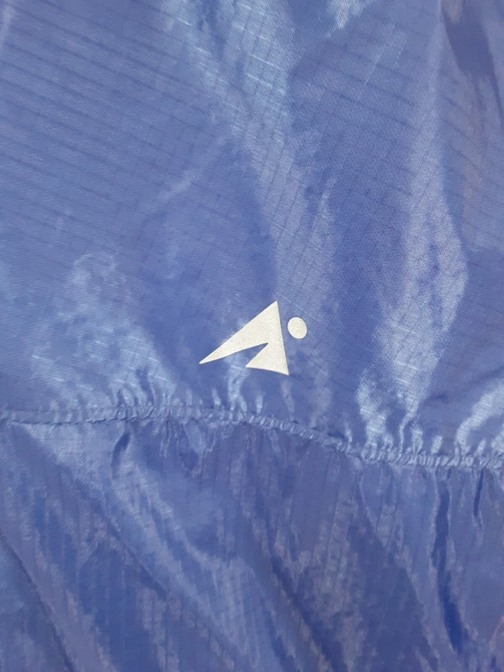 EMS Eastern Mountain Sports Large Coat Jacket Windbreaker Pockets Blue - Image 2 of 4