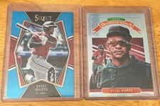 2022 Select Light Blue Ketel Marte 053/149 + 2020 Donruss Optic DK Refractor