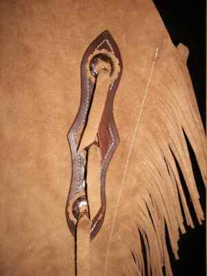 Pincettes En Cuir Sur Mesure – Rough Out Chaps – Fabriquées Aux USA (R Bar K)