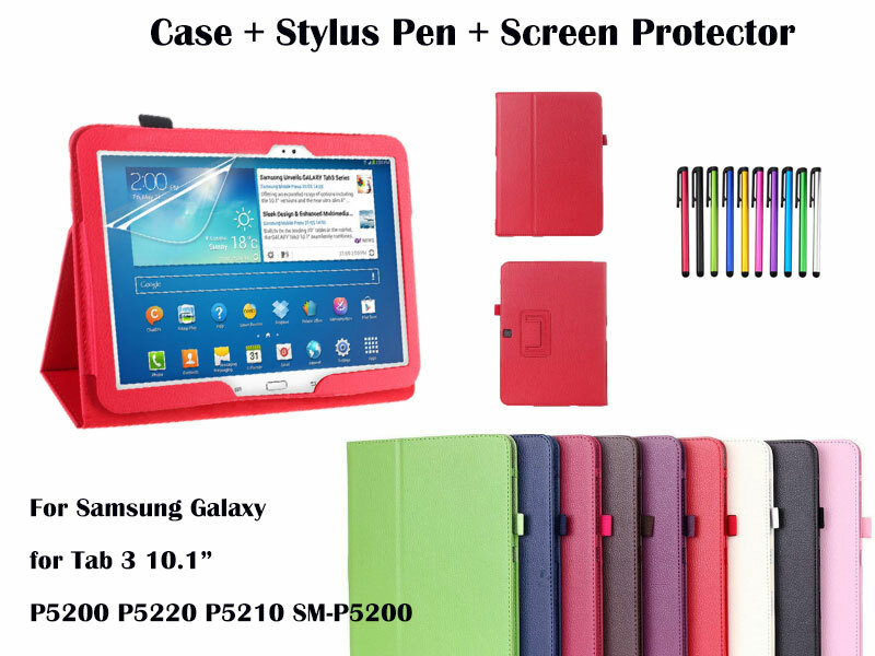 Folding Flip PU Leather Case Cover for Samsung Galaxy Tab