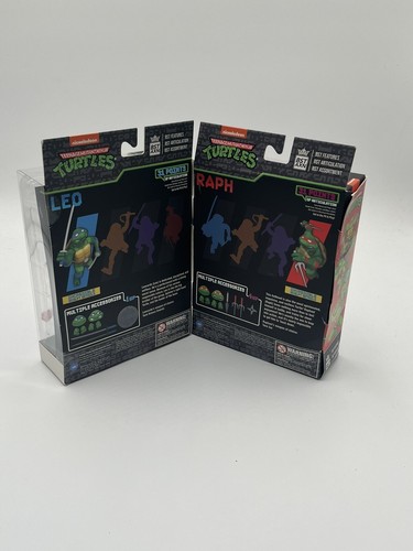 BST AXN TMNT Mikey Raph Leo Donnie Arcade Game Figures - Lot Of 4 - New - Picture 4 of 13