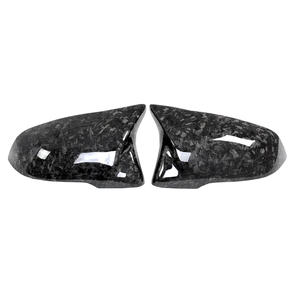 Espejo retrovisor lateral tejido de fibra de carbono forjado estilo H Abs+ para Toyota Supra A90 2019-22 Foto 3 de 4