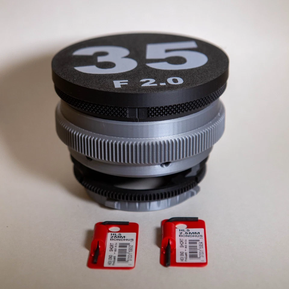 Canon FD 35mm f/2.0 SSC Cine mod - Cine Housing - Rehousing - DIY - Image 4 of 4