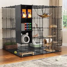 Outdoor Cat Enclosure   Portable Catio with Shelves for Cats