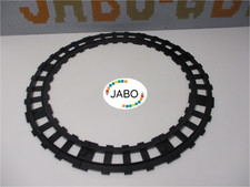 ( R4/4 ) Lego Duplo 8 Schienen / Gleise Kurve schwarz Kreis Eisenbahn Train