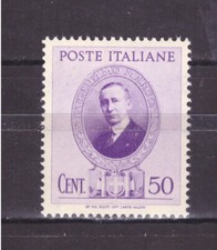 STAMPS Italy Kingdom 1938 Guglielmo Marconi 50 c. MH* SAS437