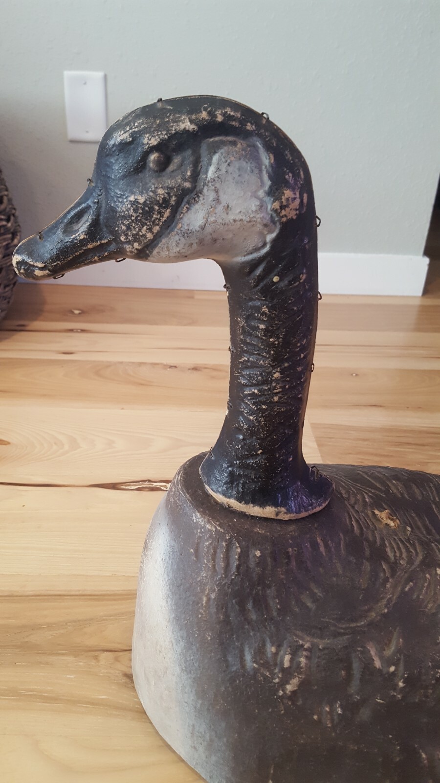 Vintage Canada Goose Decoy Hunting Paper Mache Plaster eBay