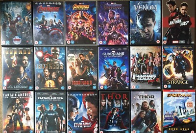 Marvel Cinematic Universe 18 x DVD Bundle, Collection Iron Marvel Cinematic Universe 18 x DVD Bundle, Collection Iron