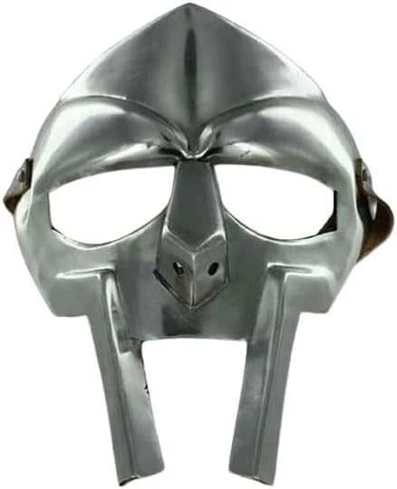 Gladiator Face Mask Helmet Hand Forged Sca Larp Helmet Roman Armor - Image 4 of 4