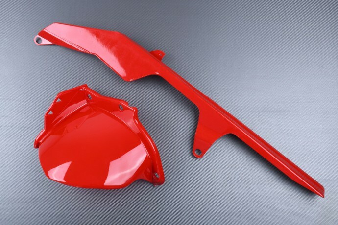 Garde boue arrière rouge YAMAHA YZF R1 pour éviter les projections de chaîne