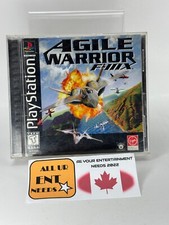 Agile Warrior F-111X (Sony PlayStation 1, 1996) PS1 G1 CIB Complete