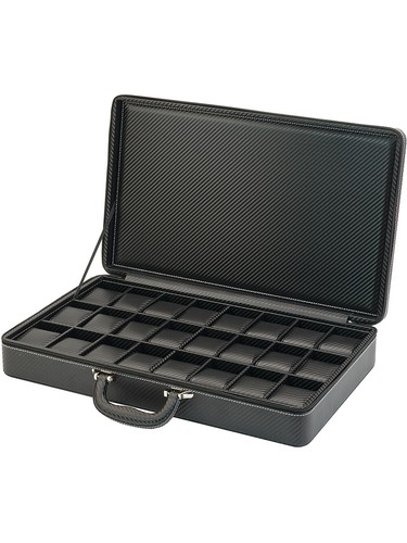 Rothenschild Cassa dell orologi RS-3250-24CF-BL per 24 orologi - Imagen 2 de 11