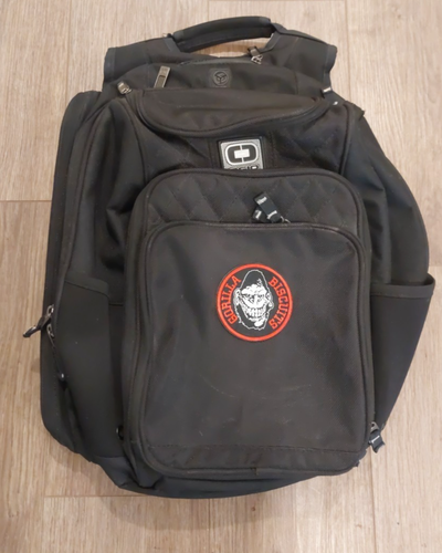 Ogio Backpack – DIY Punk w/ Gorilla Biscuits Patch – AFS Airflow – Laptop Bag