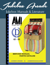 NEW! AMI Model D-40, D-80  Service Manual, Parts Catalog with Troubleshooting