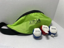Rare ZIMA Fanny Pack And Hacky Sacks.