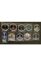 Authentic SpaceX Starship Flight  1-10 Flight Patch Set + 2025 Mission Patch