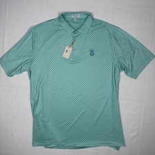 Peter Millar Summer Comfort Skull Print Polo XXL Yucca NWT