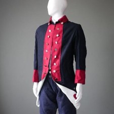 Men's Costume Revolutionary War Coat Special War Coat