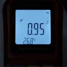 8901 LCD Portable Anemometer High Accuracy Digital Separated Type Industrial 