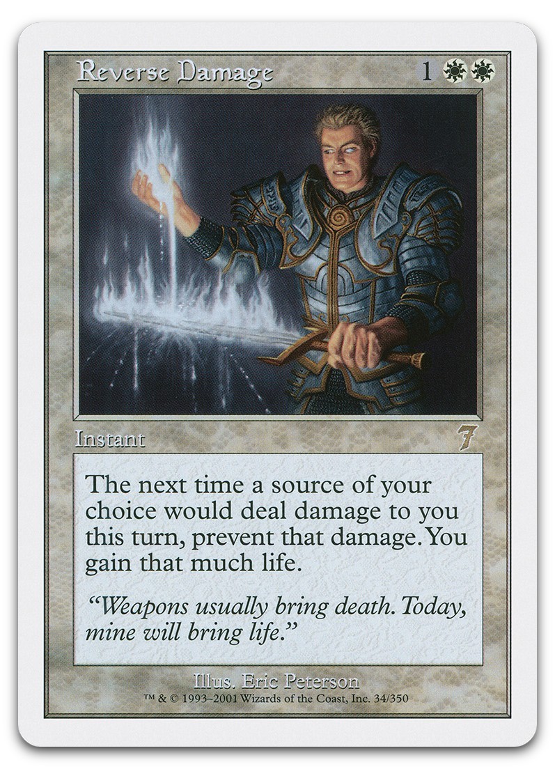 Reverse Damage #34 (LP) 7th Edition 7ED Magic MTG