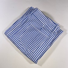 Talbots Petites Blue White Striped A-Line Skirt Size 10P Nautical Preppy P211