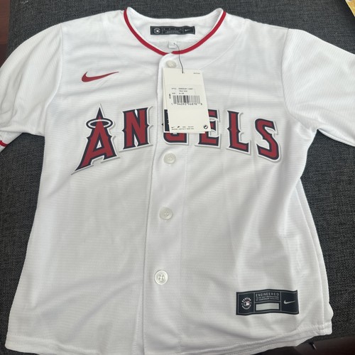 Youth Small 5/6 Mike Trout Los Angeles Angels White Nike Jersey NWT