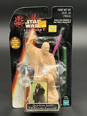 Star Wars Episode I Qui-Gon Jinn 3-D Figur Maler Figur Set 1998