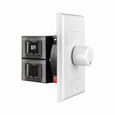 OSD Audio 100W in Wall Volume Control Impedance Matching for Home Speakers, R...