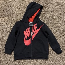 Toddler Nike Zip Up Jacket Size 18M Color Black  Red NEW