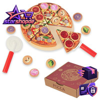 Holz Pizza-Spielset FüR SpielküChe Kaufladen Rollenspiel Ab 3 Jahren Kinder