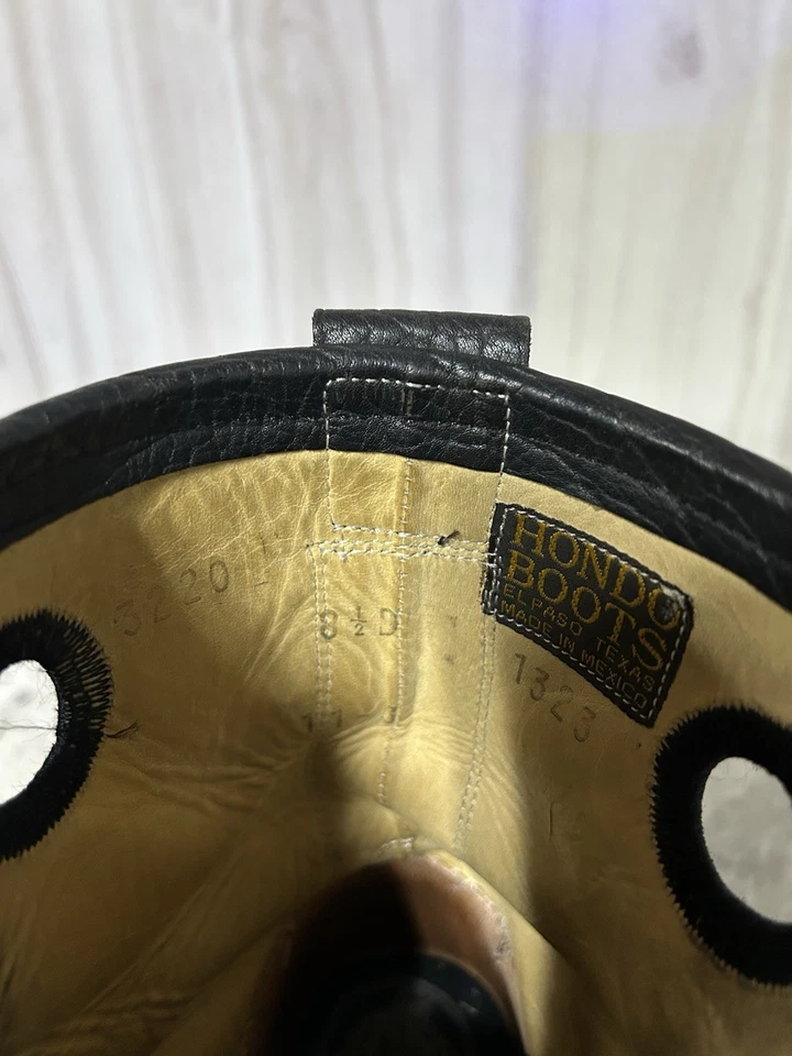 Botas Hondo biqueira quadrada com cadarço - Imagem 3 de 4