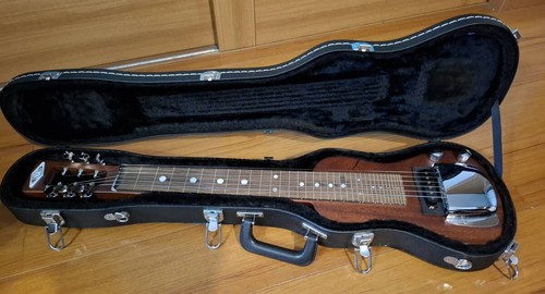 SX Guitars 6-String Electric Lap Steel Guitar Hawaiian with Hard Case