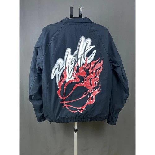 NWT Jordan x Travis Scott Cactus Jack Woven Flight Jacket M image 3