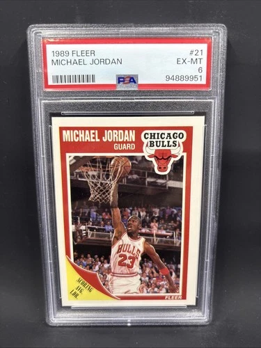 1989-90 Fleer - Michael Jordan #21 PSA 6