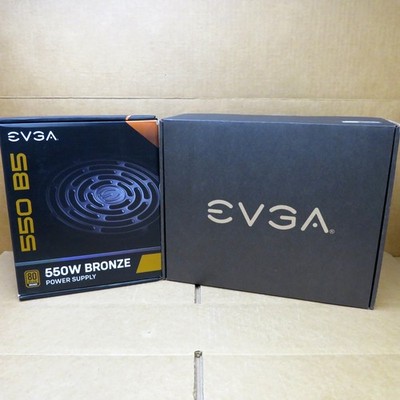 New EVGA 550 B5 (550 Watt) 80 Plus Bronze Certified (Fully Modular) Power Supply
